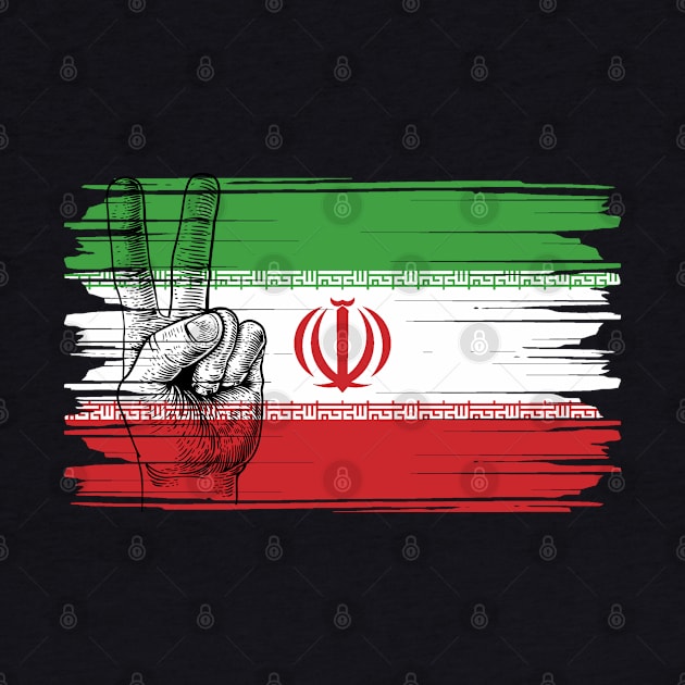 Iran Flag Victory by AlephArt